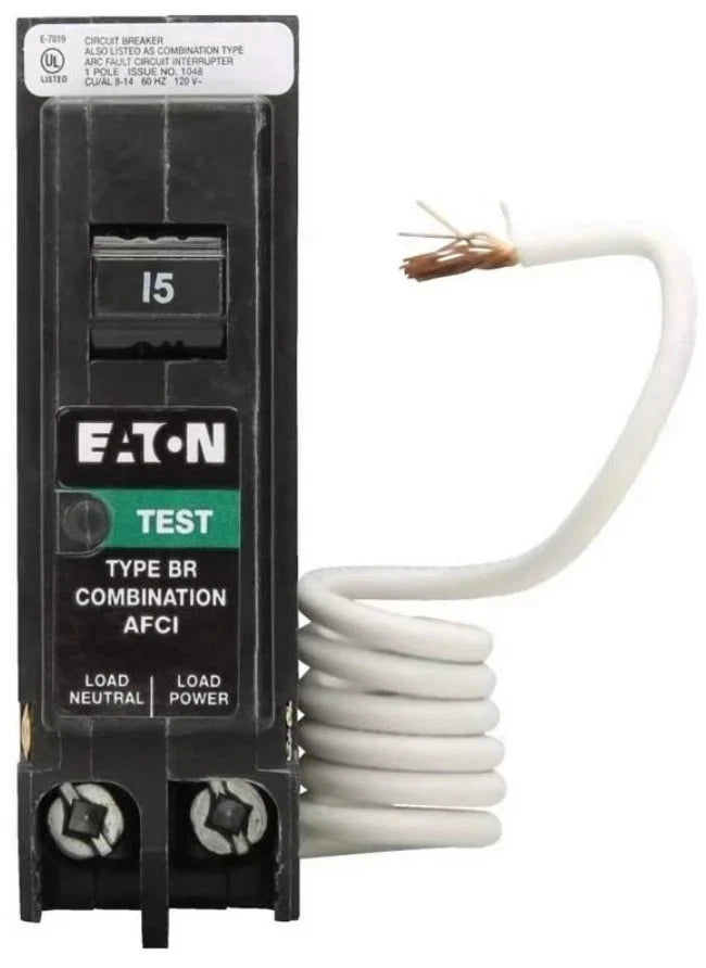 10PCS EATON CUTLER HAMMER BRN115AF 15A AFCI BREAKER (with pigtail wire)